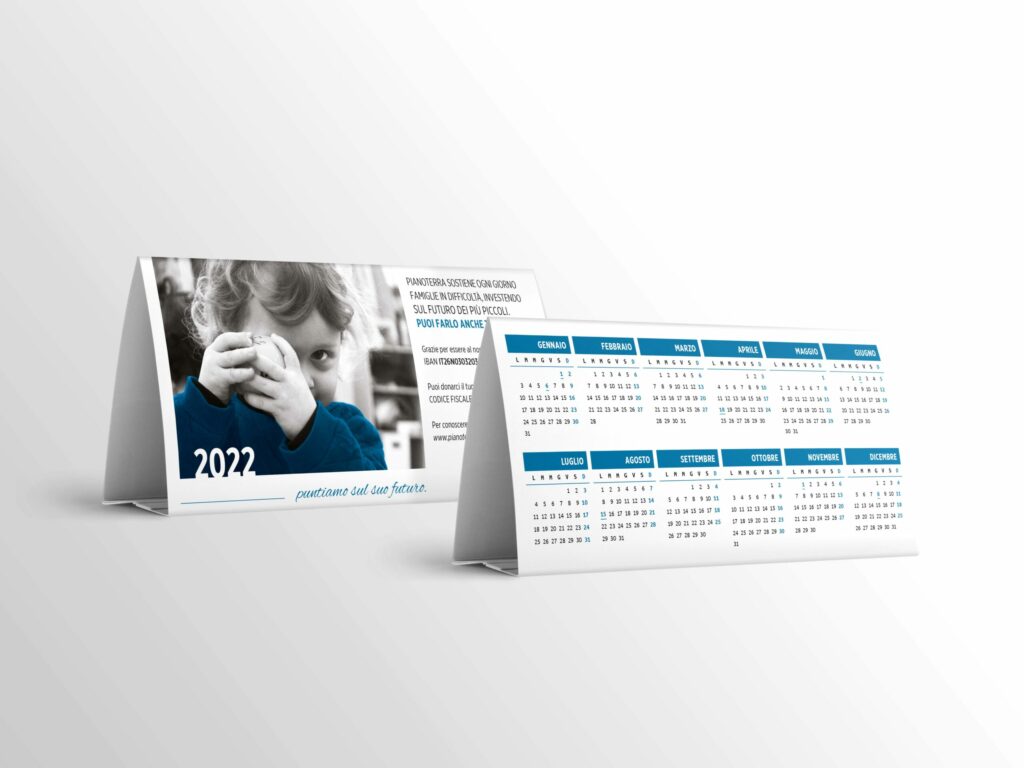 Calendario da scrivania 2022